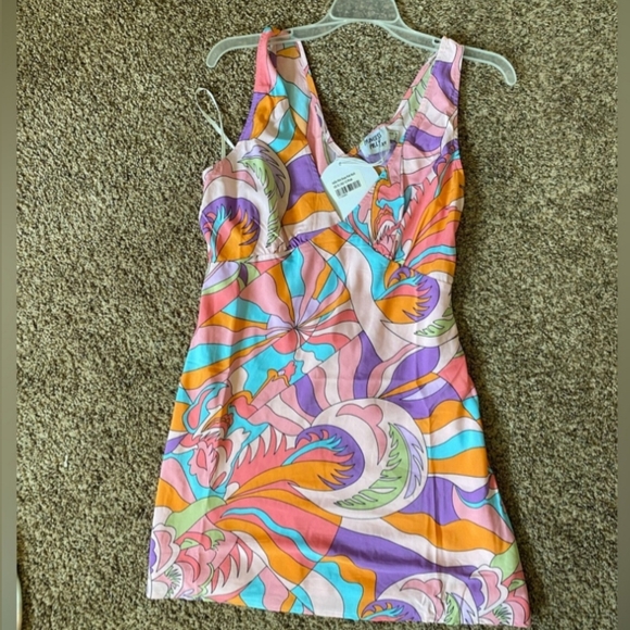 Princess Polly Dresses & Skirts - NEW Princess Polly Retro Multi-Color Dress